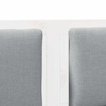 vidaXL Tête de lit Autre Blanc 180 cm Bois massif en pin