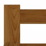 vidaXL Cadre de lit sans matelas marron miel pin massif 140x200 cm