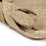 vidaXL Tapis fait à la main Jute tressée 150 cm