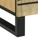 vidaXL Meuble de Chevet 50x33x60 cm Bois Massif de Manguier