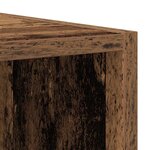 vidaXL Bibliothèque/Buffet vieux bois 66x30x98 cm bois d'ingénierie