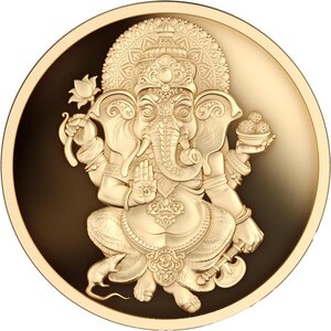 Monnaie GANESHA Hindu Pantheon 1/10 Oz Or 25$ Niue 2026 (PRÉCOMMANDE)