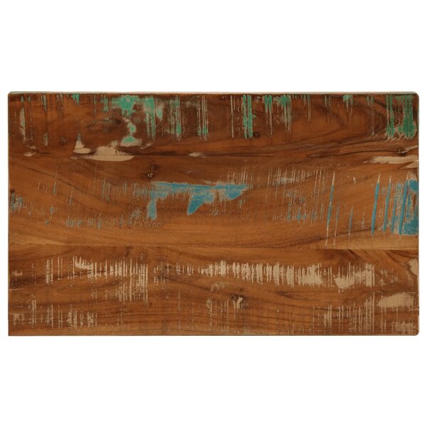 vidaXL Dessus de table 40x20x2 5 cm rectangulaire bois massif récupéré