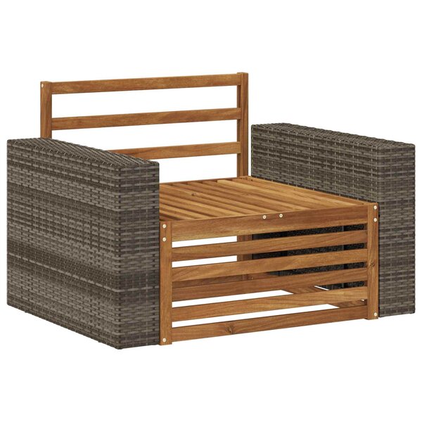 vidaXL Sofa de milieu extérieur Naturel