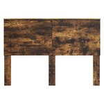 vidaXL Tête de lit Chêne fumé 140 cm Bois d'ingénierie
