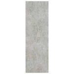 vidaXL Bibliothèque gris béton 40x24x75 cm bois d'ingénierie