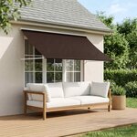 vidaXL Auvent Marron 100 x 150 cm