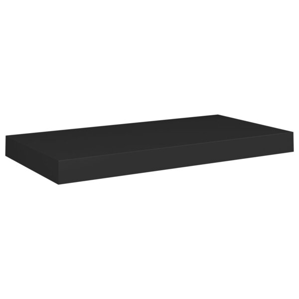 vidaXL Étagère murale flottante noir 50x23x3 8 cm MDF