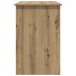 vidaXL Bureau chêne artisanal 100 x 50 x 76 cm Bois d'ingénierie