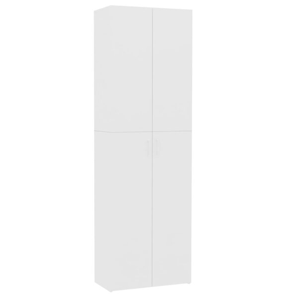 vidaXL Armoire de bureau Blanc 60 x 32 x 190 cm Bois d'ingénierie