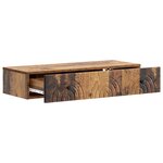 vidaXL Table d'appoint murale Bois ancien 87 5 x 34 5 x 17 cm