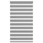 vidaXL Store vénitien Zebra 80 9 x 175 cm largeur du tissu 76 7 cm gris