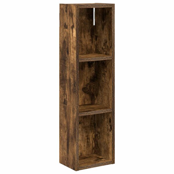 vidaXL Armoire murale de salle de bain Chêne Fumé 20 x 14 x 70 cm