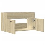 vidaXL Armoire d'évier Chêne sonoma 80x38 5x46 cm Aggloméré