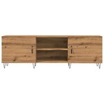vidaXL Meuble TV chêne artisanal 150x30x50 cm bois d'ingénierie