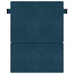 vidaXL Canapé-lit pliable Bleu 152 x 86 5 x 60 cm Tissu
