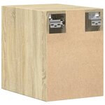 vidaXL Armoire murale chêne sonoma 30x42 5x40 cm bois d'ingénierie
