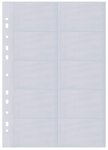Classeur porte-cartes de visite à 2 rangs 400 cv 90 x 58 mm noir mat sigel