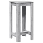 vidaXL Table de bar sonoma gris 51x50x103 5 cm bois d'ingénierie