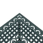 vidaXL Ensemble de bistro 3 Pièces vert aluminium coulé