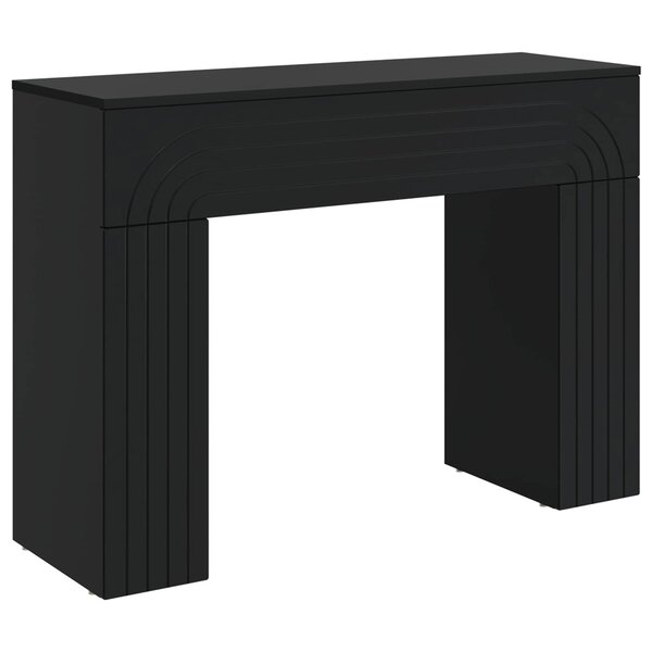 vidaXL Table basse Noir 102 x 35 x 75 cm Bois d'ingénierie