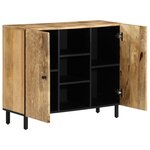 vidaXL Armoire latérale 90x33x75 cm bois massif de manguier