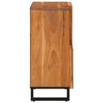 vidaXL Buffet 80x34x75 cm bois d'acacia massif