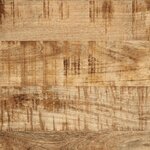vidaXL Table de chevet 50x34x62 cm bois de manguier massif brut