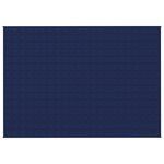 vidaXL Couverture lestée Bleu 155x220 cm 11 kg Tissu