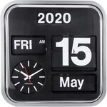 Horloge vintage big flip 43 cm