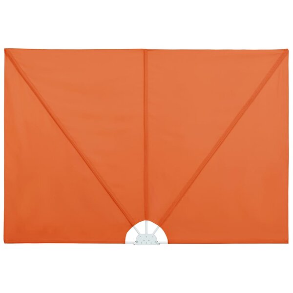 vidaXL Auvent latéral pliable de terrasse Terre cuite 240 x 160 cm