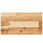 vidaXL Étagères flottantes 2 Pièces 60x20x4 cm acacia massif à l'huile