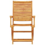 vidaXL Ensemble de salle à manger pour jardin 5 Pièces Marron