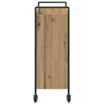 vidaXL Chariot de cuisine chêne artisanal 70 x 30 x 82 cm