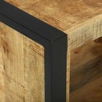 vidaXL Cube Mural Marron 55 x 35 x 40 cm Bois de manguier massif