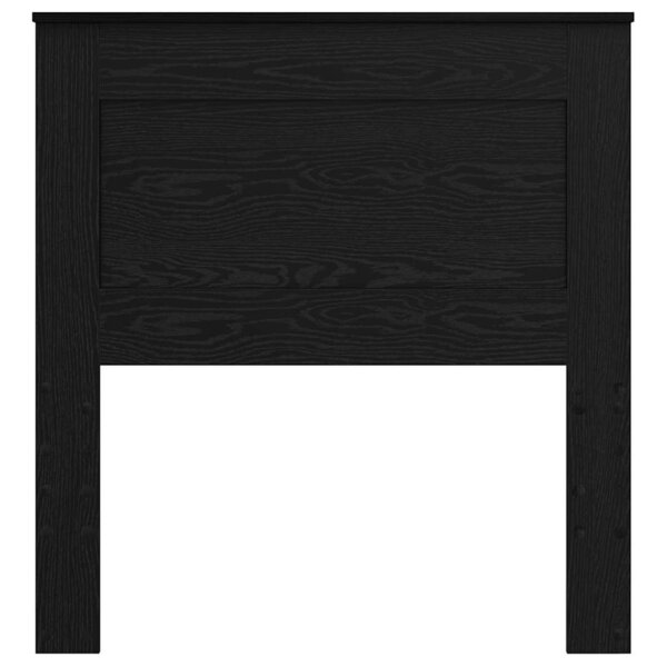 vidaXL Tête de lit avec tête de lit Chêne noir 75 cm Bois d'ingénierie