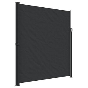 vidaXL Auvent latéral rétractable noir 220x300 cm