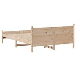 vidaXL Cadre de lit sans matelas 120x200 cm bois de pin massif
