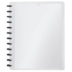 Protège-documents personnalisable viquel géode polypropylène opaque a4 30 pochettes couleur - blanc