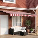 vidaXL Auvent rétractable électrique 4 × 3 5 m