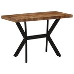 vidaXL Table à manger 110x55x75 cm bois de manguier massif