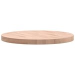 vidaXL Dessus de table Ø60x4 cm rond bois massif de hêtre