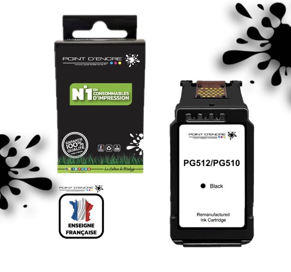 PG-510 / PG-512 NOIR - Grande capacité