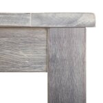vidaXL Salon de jardin 7 Pièces Délavage gris Bois d'acacia solide