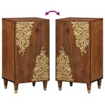 vidaXL Buffet 40x33x75 cm en bois solide de mangue