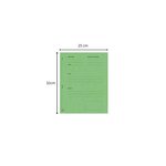 Dossiers de plaidoirie 'Pour / Contre' vert EXACOMPTA