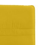 vidaXL Chaises à manger lot de 4 jaune velours