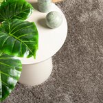 vidaXL Tapis ISTAN à poils longs aspect brillant gris 120x170 cm