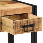 Table d'appoint vidaXL 40x40x50 cm en bois de manguier massif