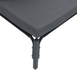 vidaXL Ensemble de canapé de jardin 9 Pièces Anthracite Acier & tissu